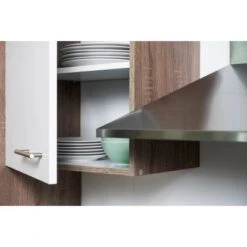 Respekta Küchenzeile KB360EYWMIGKE 360 Cm Weiß Seidengl.-Eiche York Nachbildung -Kuchenwelt 4 oberschrank eicheyork 17 3