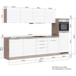 Held Möbel Küchenzeile 300 Cm Matt Grau-Wotaneiche Ohne E-Geräte 15 Held Möbel Küchenzeile 300 Cm Matt Grau-Wotaneiche Ohne E-Geräte -Kuchenwelt 50034 11016600 1017.6291 5