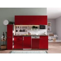 Respekta Küchenzeile KB225EYRMIC 225 Cm Rot-Eiche York Nachbildung 13 Respekta Küchenzeile KB225EYRMIC 225 Cm Rot-Eiche York Nachbildung -Kuchenwelt 5208707 4384 4