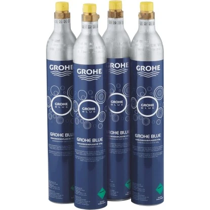 Grohe CO²-Flaschen Starter-Set Blue 4 X 425 G 3 Grohe CO²-Flaschen Starter-Set Blue 4 X 425 G