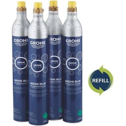 Grohe Nachfüll-Set CO² Flaschen 4 X 425 G 3 Grohe Nachfüll-Set CO² Flaschen 4 X 425 G
