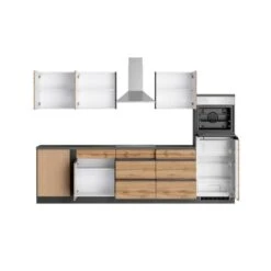 Held Möbel Winkelküche Turin 300 X 240 Cm Wotaneiche-Graphit Mit E-Geräten 25 Held Möbel Winkelküche Turin 300 X 240 Cm Wotaneiche-Graphit Mit E-Geräten -Kuchenwelt 5233 11016600 1131.6310 2a