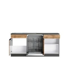 Held Möbel Winkelküche Turin 300 X 240 Cm Wotaneiche-Graphit Mit E-Geräten 26 Held Möbel Winkelküche Turin 300 X 240 Cm Wotaneiche-Graphit Mit E-Geräten -Kuchenwelt 5233 11016600 1131.6310 2b