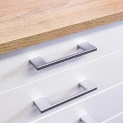 Flex-Well Classic Winkelküche Florida 280 Cm Ohne E-Geräte Sonoma Eiche-Weiß -Kuchenwelt 5260435 4051 CU01