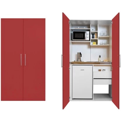 Respekta Schrankküche SKWGMIC Reversibel Grau-Weiß 13 Respekta Schrankküche SKWGMIC Reversibel Grau-Weiß – Bild 11