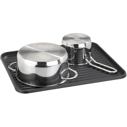 Wenko Geschirrabtropfer Drip Schwarz 8 Wenko Geschirrabtropfer Drip Schwarz – Bild 6