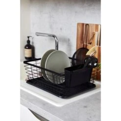 Wenko Geschirrabtropfer Drip Schwarz 17 Wenko Geschirrabtropfer Drip Schwarz -Kuchenwelt 534934 1068 07