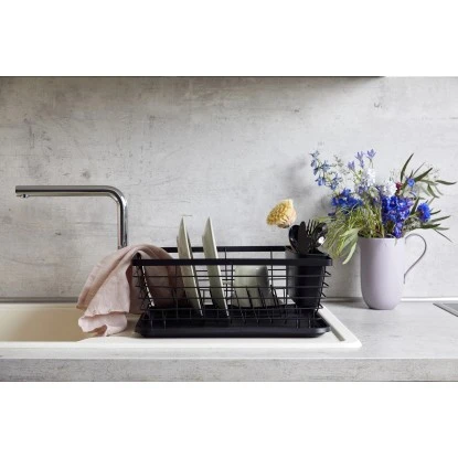 Wenko Geschirrabtropfer Drip Schwarz 11 Wenko Geschirrabtropfer Drip Schwarz – Bild 9