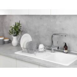 Wenko Geschirrabtropfkorb Chrom -Kuchenwelt 534941 1068 04