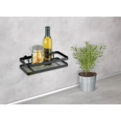 Wenko Universalregal Gala 6 Cm X 25 Cm X 12 Cm Schwarz -Kuchenwelt 534980 1068 04