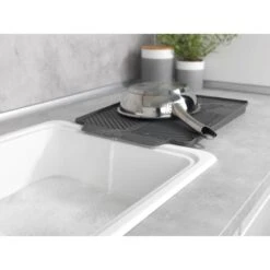 Wenko Abtropfmatte Linea 40 Cm X 3 Cm X 30 Cm Grau -Kuchenwelt 548132 1068 04