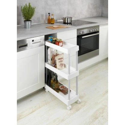 Wenko Haushalts- Und Badwagen Mino Servierwagen Haushaltswagen Mit 3 Ablagen 8 Wenko Haushalts- Und Badwagen Mino Servierwagen Haushaltswagen Mit 3 Ablagen – Bild 6