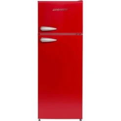 Respekta Kühl-Gefrierkombination KS144 Vintage VC Rot -Kuchenwelt 571958 4384 KS144VRA 02