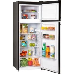 Respekta Kühl-Gefrierkombination KS144 Vintage VC Schwarz -Kuchenwelt 572003 4384 KS144VSA 04