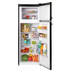 Respekta Kühl-Gefrierkombination KS144 Vintage VC Schwarz -Kuchenwelt 572003 4384 KS144VSA 05