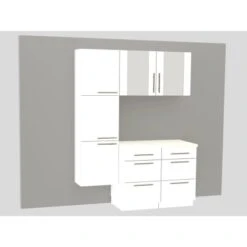 Spülenunterschrank Klassik 60 Weiß Ohne Arbeitsplatte 80 Cm -Kuchenwelt 586601 3193 Einbaukueche 4