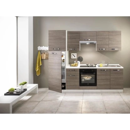 Küchenzeile Sara 250 Cm Eiche Grau 6 Küchenzeile Sara 250 Cm Eiche Grau – Bild 4