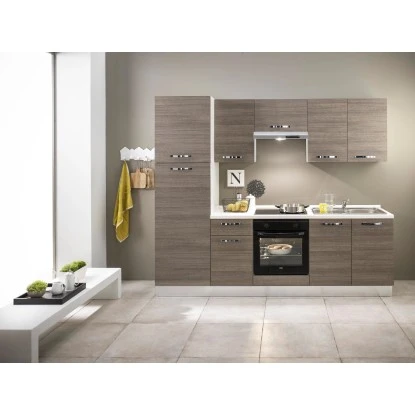 Küchenzeile Sara 250 Cm Eiche Grau 7 Küchenzeile Sara 250 Cm Eiche Grau – Bild 5