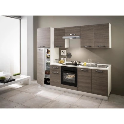 Küchenzeile Sara 250 Cm Eiche Grau 8 Küchenzeile Sara 250 Cm Eiche Grau – Bild 6