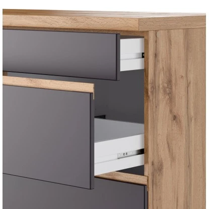 Held Möbel Küchenzeile Turin 240 Cm Graphit-Wotaneiche Mit E-Geräten 15 Held Möbel Küchenzeile Turin 240 Cm Graphit-Wotaneiche Mit E-Geräten – Bild 13