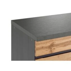 Held Möbel Küchenzeile Turin 300 Cm Wotaneiche-Graphit Ohne E-Geräte -Kuchenwelt 62529 11016600 1104.6310 4