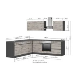 Held Möbel Winkelküche Turin 240 X 240 Cm Graphit-Wotaneiche MitE-Geräten 26 Held Möbel Winkelküche Turin 240 X 240 Cm Graphit-Wotaneiche MitE-Geräten -Kuchenwelt 63550 11016600 1113.6311 5