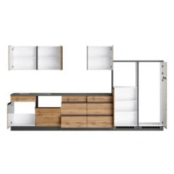 Held Möbel Küchenzeile Turin 360 Cm Wotaneiche-Graphit Ohne E-Geräte 24 Held Möbel Küchenzeile Turin 360 Cm Wotaneiche-Graphit Ohne E-Geräte -Kuchenwelt 64897 11016600 1124.6310 2