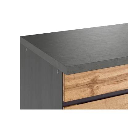 Held Möbel Küchenzeile Turin 360 Cm Wotaneiche-Graphit Ohne E-Geräte 8 Held Möbel Küchenzeile Turin 360 Cm Wotaneiche-Graphit Ohne E-Geräte – Bild 6