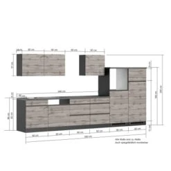 Held Möbel Küchenzeile Turin 360 Cm Wotaneiche-Graphit Ohne E-Geräte 25 Held Möbel Küchenzeile Turin 360 Cm Wotaneiche-Graphit Ohne E-Geräte -Kuchenwelt 64897 11016600 1124.6310 5