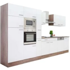 Respekta Küchenzeile Ohne E-Geräte 370 Cm Weiß Seidengl.-Eiche York 24 Respekta Küchenzeile Ohne E-Geräte 370 Cm Weiß Seidengl.-Eiche York -Kuchenwelt 64 4384 LBKB370EYWMIGKE 08