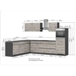 Held Möbel Winkelküche Turin 300 X 240 Cm Wotaneiche-Graphit Mit E-Geräten 27 Held Möbel Winkelküche Turin 300 X 240 Cm Wotaneiche-Graphit Mit E-Geräten -Kuchenwelt 65233 11016600 1131.6310 5