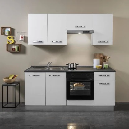Marinelli Cucine Küchenzeile Lucia 195 Cm Lärche - Weiß 3 Marinelli Cucine Küchenzeile Lucia 195 Cm Lärche - Weiß
