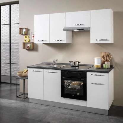 Marinelli Cucine Küchenzeile Lucia 195 Cm Lärche - Weiß 5 Marinelli Cucine Küchenzeile Lucia 195 Cm Lärche - Weiß – Bild 3