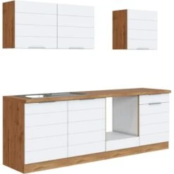 Held Möbel Küchenzeile 240 Cm Matt Weiß-Wotaneiche Ohne E-Geräte 21 Held Möbel Küchenzeile 240 Cm Matt Weiß-Wotaneiche Ohne E-Geräte -Kuchenwelt 66 11016600 1000.6291 1b 3