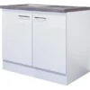 Flex-Well Exclusiv Spülenunterschrank Joelina 100 Cm Weiß -Kuchenwelt 6778 4051 DSPU100ESJoelina