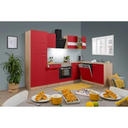 Respekta Winkelküche KBL280ESRSC 280 Cm Rot-Eiche Sonoma Sägerau Nachbildung 5 Respekta Winkelküche KBL280ESRSC 280 Cm Rot-Eiche Sonoma Sägerau Nachbildung – Bild 3