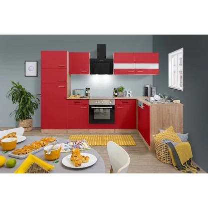 Respekta Winkelküche KBL280ESRSC 280 Cm Rot-Eiche Sonoma Sägerau Nachbildung 3 Respekta Winkelküche KBL280ESRSC 280 Cm Rot-Eiche Sonoma Sägerau Nachbildung