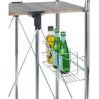 Wenko Servierwagen Liky Holzdekor Zusammenklappbar 7 Wenko Servierwagen Liky Holzdekor Zusammenklappbar – Bild 5