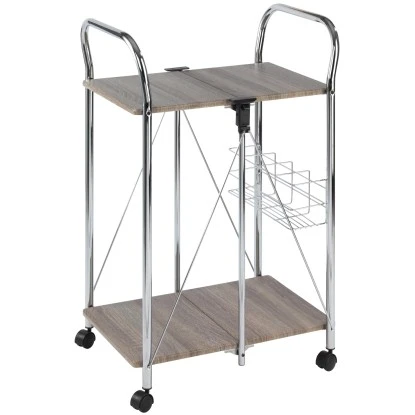Wenko Servierwagen Liky Holzdekor Zusammenklappbar 3 Wenko Servierwagen Liky Holzdekor Zusammenklappbar