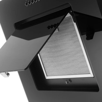 Respekta Premium Küchenzeile GLRP445HESSGKEOES Grifflos 445 Cm Schwarz Eiche NB 8 Respekta Premium Küchenzeile GLRP445HESSGKEOES Grifflos 445 Cm Schwarz Eiche NB – Bild 6