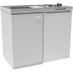 Respekta Miniküche Pantry 100S 100 Cm Weiß 14 Respekta Miniküche Pantry 100S 100 Cm Weiß -Kuchenwelt 7143852 1