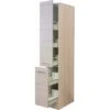 Flex-Well Exclusiv Apotheker-Hochschrank Focus 200 Cm X 30 Cm X 57 Cm Akazie -Kuchenwelt 7368012 4051 ahs30 focus