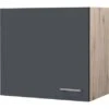 Flex-Well Exclusiv Oberschrank Morena 60 Cm Basaltgrau Matt - San Remo Eiche -Kuchenwelt 756489 4051 h60morena