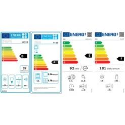 Held Möbel Küchenzeile Rom 330 Cm Landhaus Grau Matt Mit E-Geräten -Kuchenwelt 7648 11016600 Energielabel 3