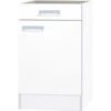 Unterschrank Ohne Arbeitsplatte 50 Cm OPTIkult Oslo214 Feinstruktur Weiß -Kuchenwelt 784965 3193 KUOS UO506 1
