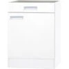 Unterschrank Ohne Arbeitsplatte 60 Cm OPTIkult Oslo214 Feinstruktur Weiß 2 Unterschrank Ohne Arbeitsplatte 60 Cm OPTIkult Oslo214 Feinstruktur Weiß -Kuchenwelt 784978 3193 KUOS UO606 1