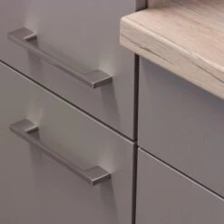 Flex-Well Küchenzeile Arizona 220 Cm Quarz-Cubanit - San Remo Eiche Hell 24 Flex-Well Küchenzeile Arizona 220 Cm Quarz-Cubanit - San Remo Eiche Hell -Kuchenwelt 8020554 4051 CU02