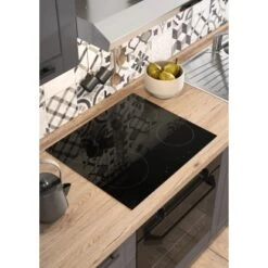 Marinelli Cucine Küchenzeile Liliane 270 Cm Vormontiert Anthrazit-Eiche Hell -Kuchenwelt 806891866417 2675 03