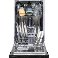 Respekta Einbaugeschirrspüler GSP45VV 45 Cm Schwarz Vollintegriert -Kuchenwelt 818909 4384 5