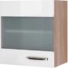 Flex-Well Exclusiv Hängeschrank Valero 50 Cm X 55 Cm Hochglanz Weiß-Sonoma Eiche -Kuchenwelt 8220 4800 hgh50 valero 2 2